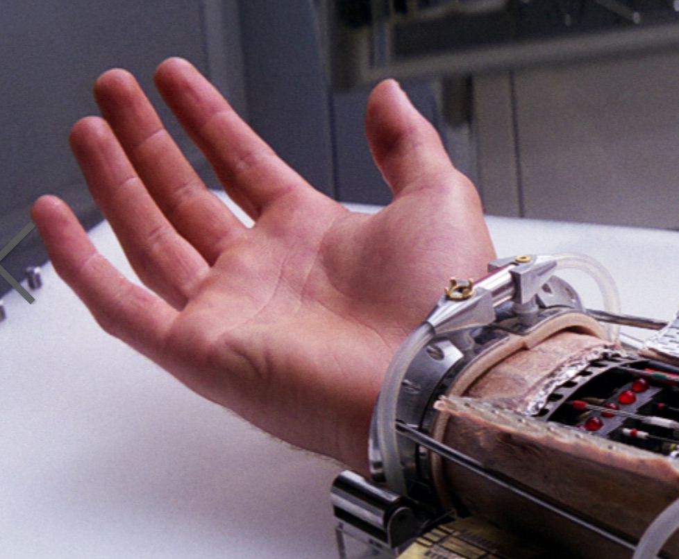 star wars luke's severed hand toy